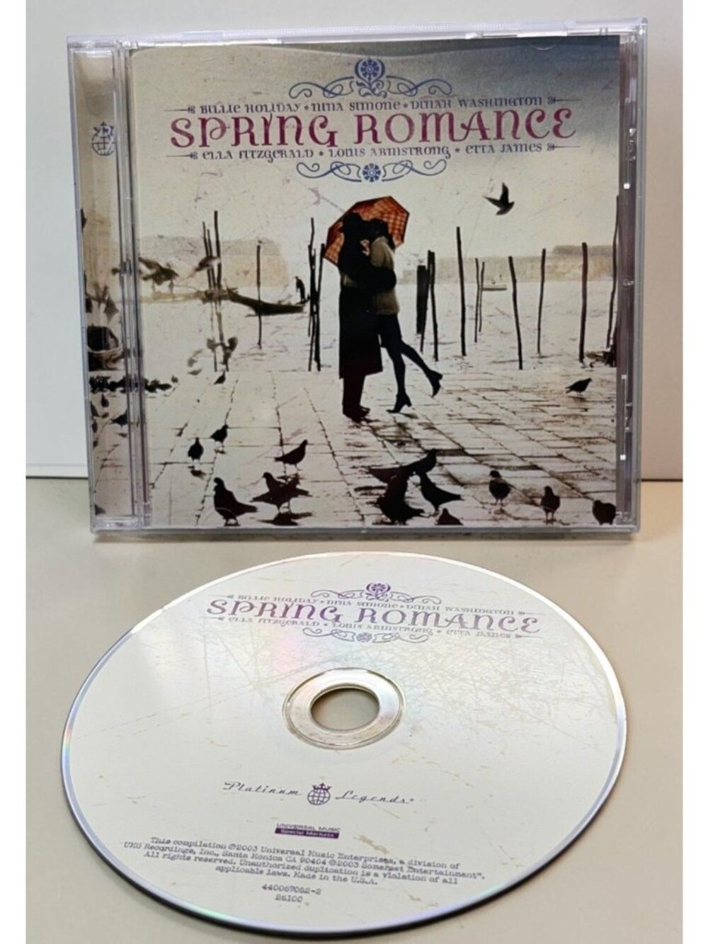 Spring Romance Jazz Compilation CD 2003 Ella Fitgerald Louis Armstrong Mel Torme